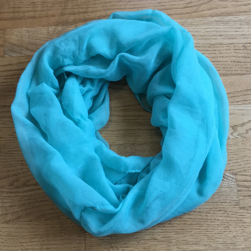 Blue Infinity Scarf